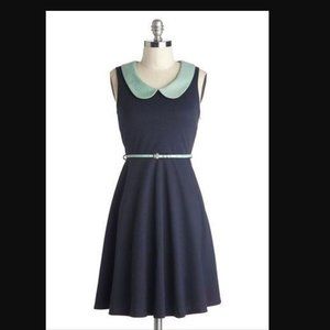 Modcloth - Fervour Work to Play Peter Pan Collar Dress - 1X - Pre-Owned